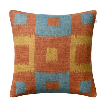 Vicky kuddfodral 50x50 cm - Apricot orange-heaven blue-khaki - Chhatwal & Jonsson
