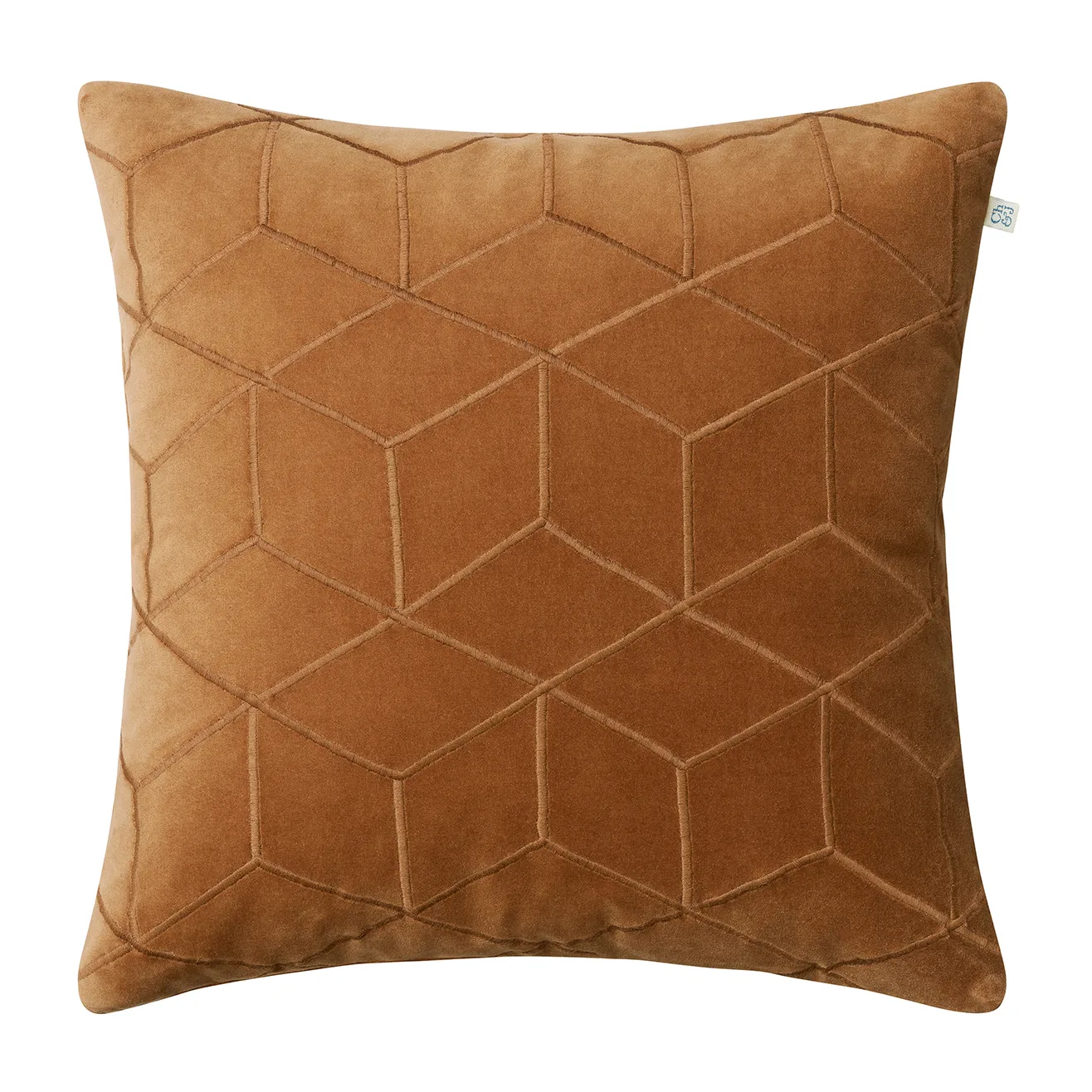 Vir kuddfodral 50x50 cm, Cognac