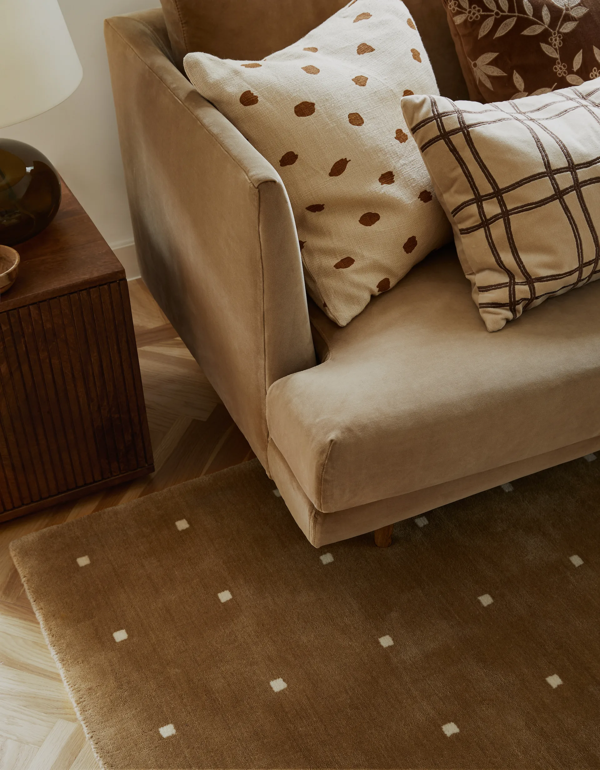 Yash kuddfodral 50x50 cm, Taupe Chhatwal & Jonsson