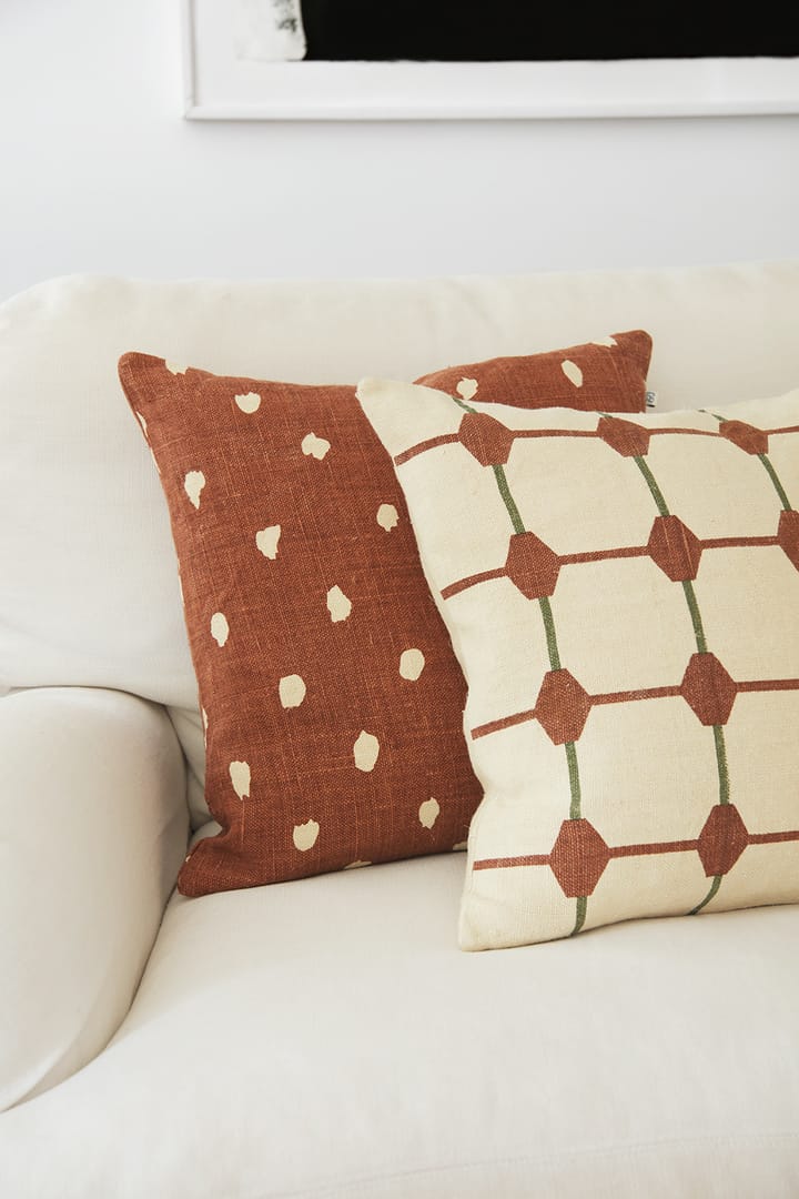 Yash reverse kuddfodral 50x50 cm, Terracotta base Chhatwal & Jonsson