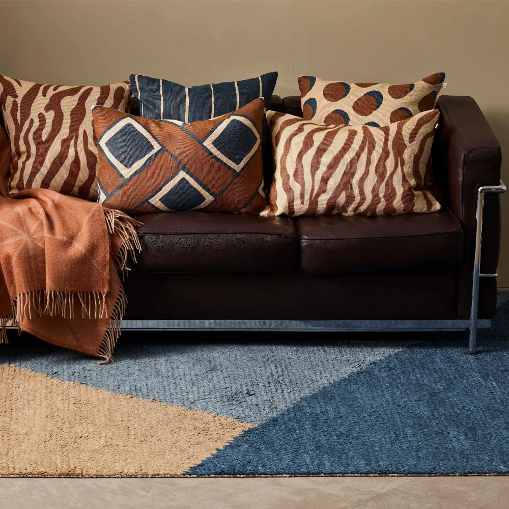 Zebra kuddfodral, 40x60, heaven blue, 60x40 cm Chhatwal & Jonsson