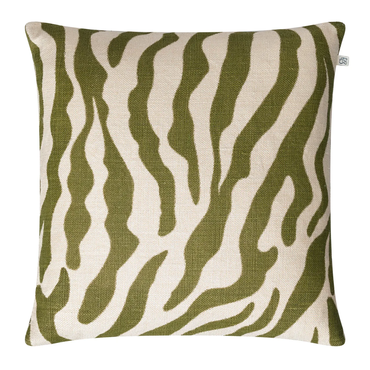 Zebra kuddfodral 50x50 cm, Cactus green Chhatwal & Jonsson