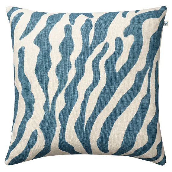 Chhatwal & Jonsson Zebra kuddfodral 50x50 cm Heaven blue
