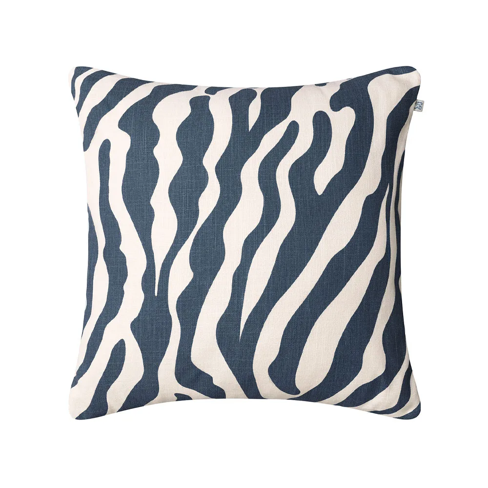 Zebra Outdoor kudde 50x50 cm, Blue/off white, 50 cm Chhatwal & Jonsson
