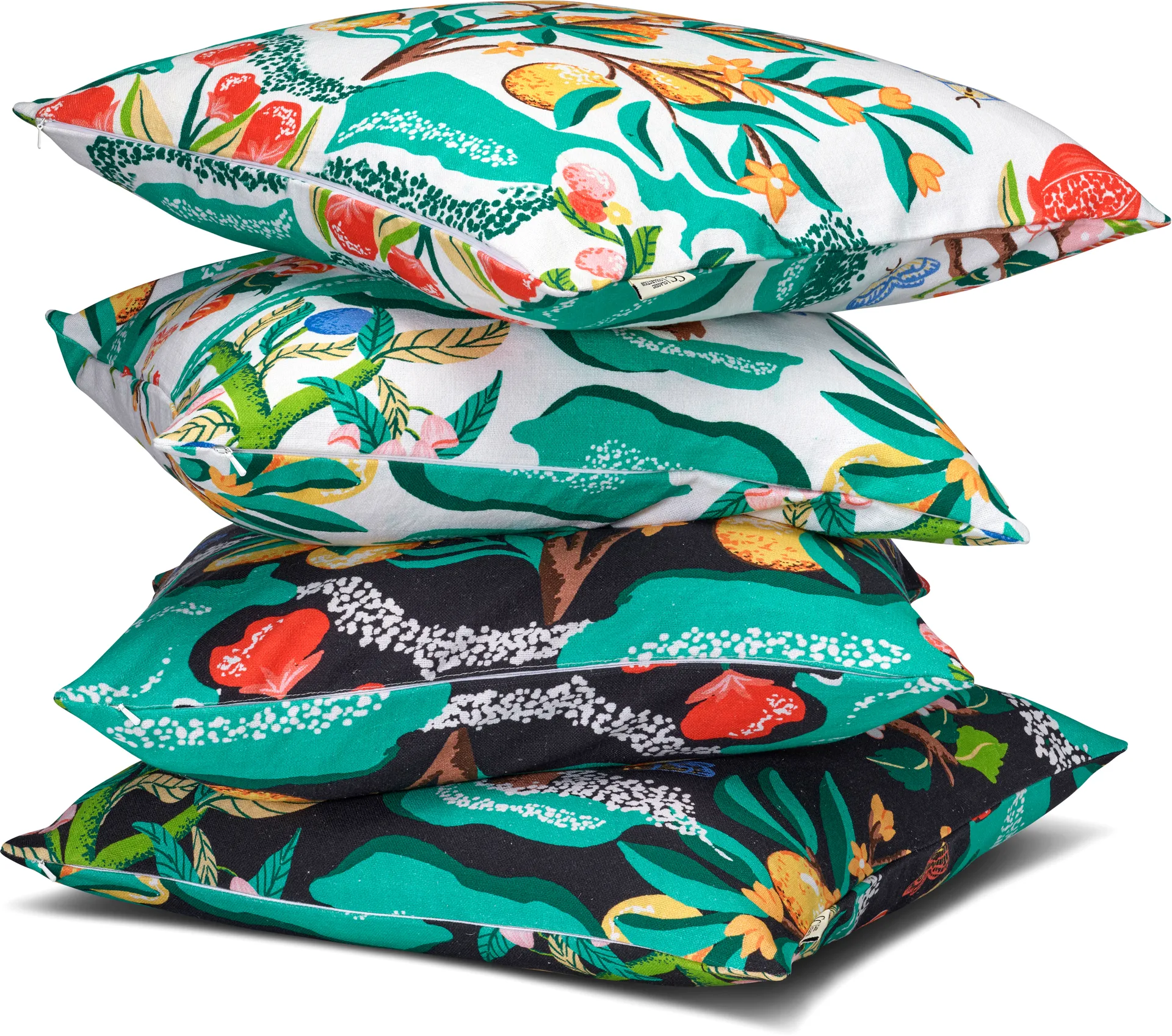 Botanical Orange kuddfodral 50x50 cm, White Classic Collection