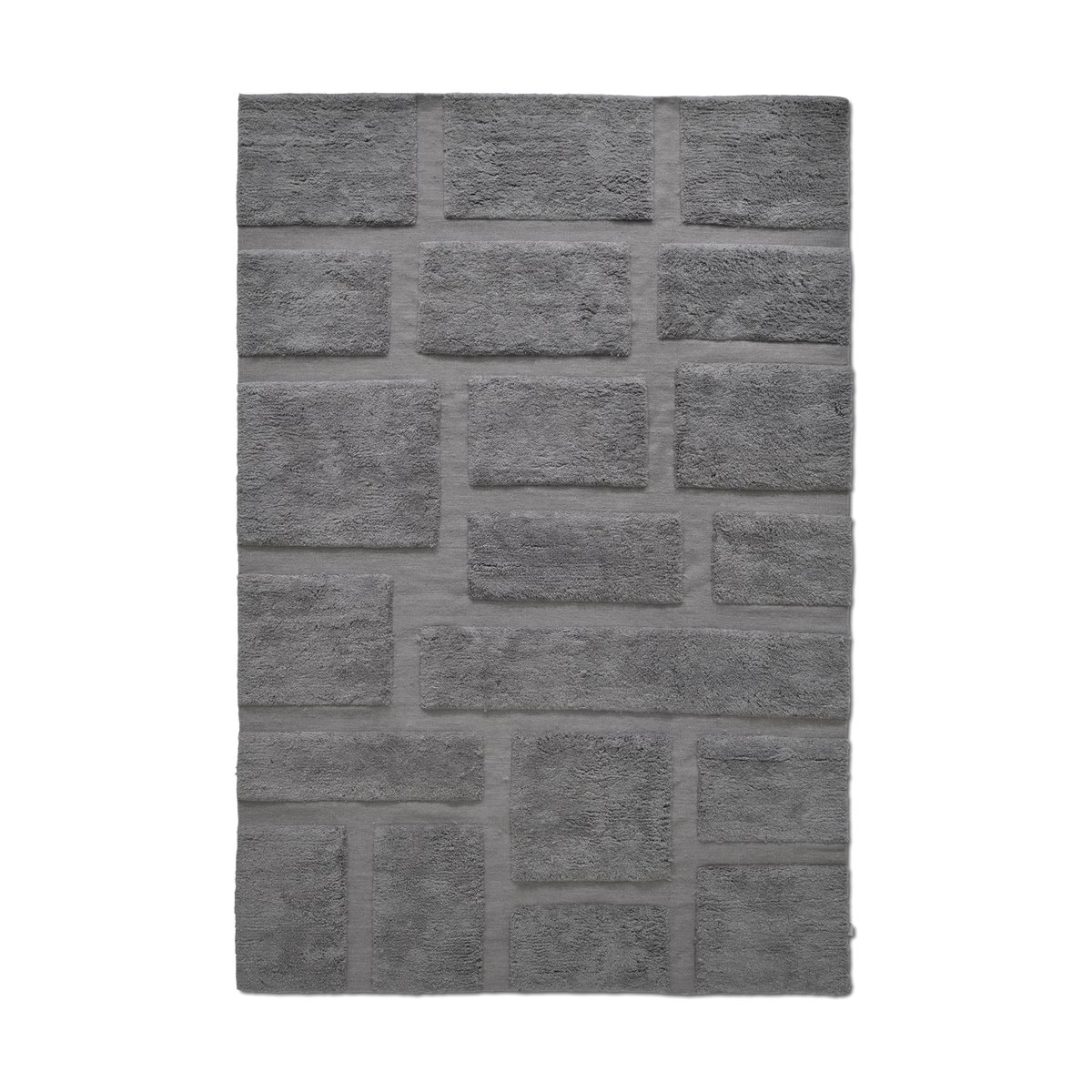 Classic Collection Bricks ullmatta 200x300 cm Grå | Skandinavisk Design | Ullmattor | Grå
