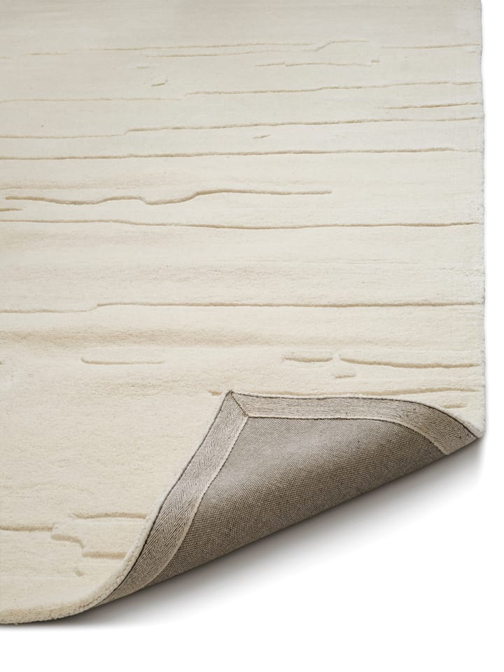 Carved ullmatta 170x230 cm - Ivory - Classic Collection