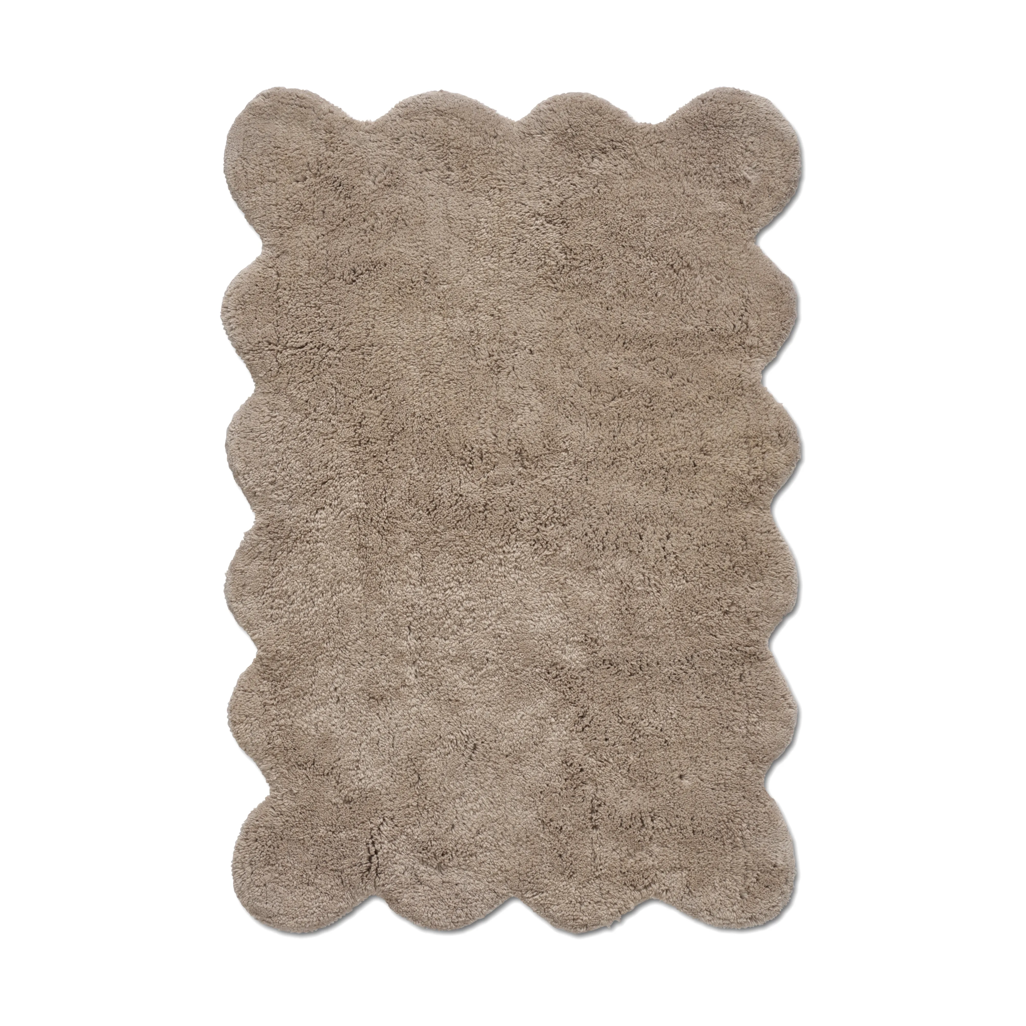 Clam badrumsmatta 60x90 cm, Beige