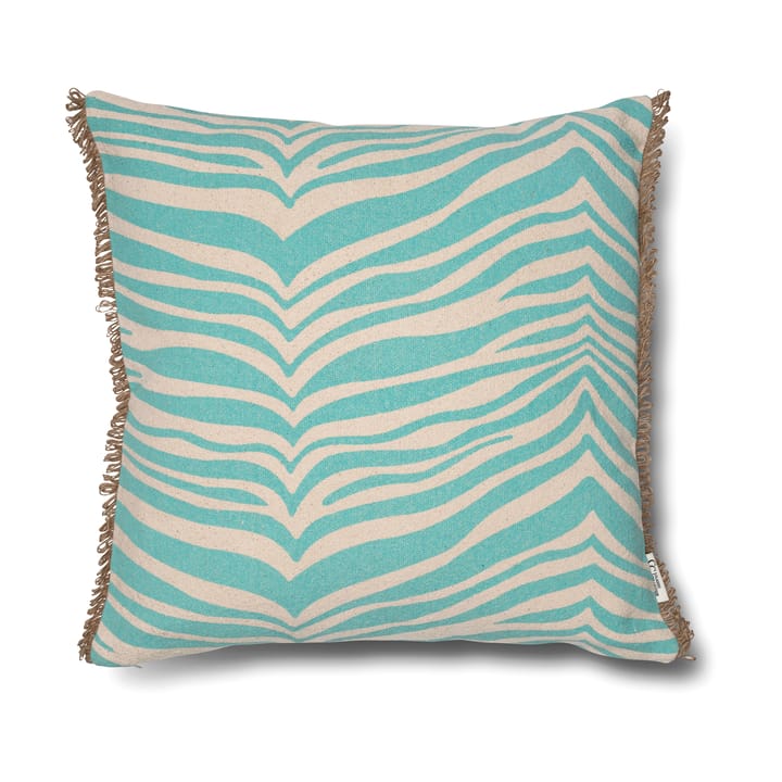Classic Collection Zebra kudde 50x50 cm - Aqua - Classic Collection