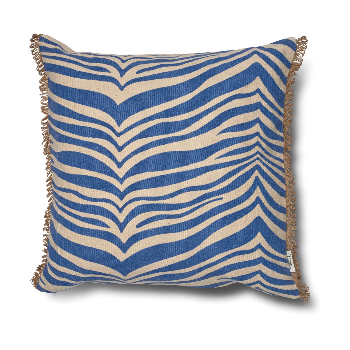 Classic Collection Zebra kudde 50x50 cm Blue | Skandinavisk Design | Kuddar | Blå