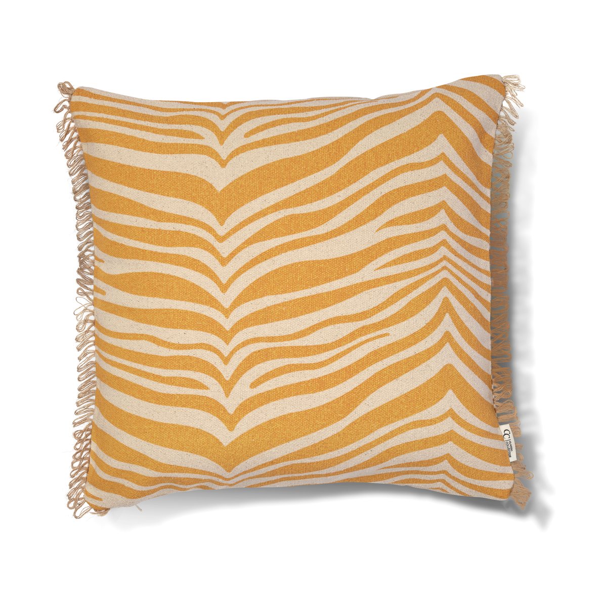 Classic Collection Zebra kudde 50x50 cm Yellow | Skandinavisk Design | Kuddar | Gul