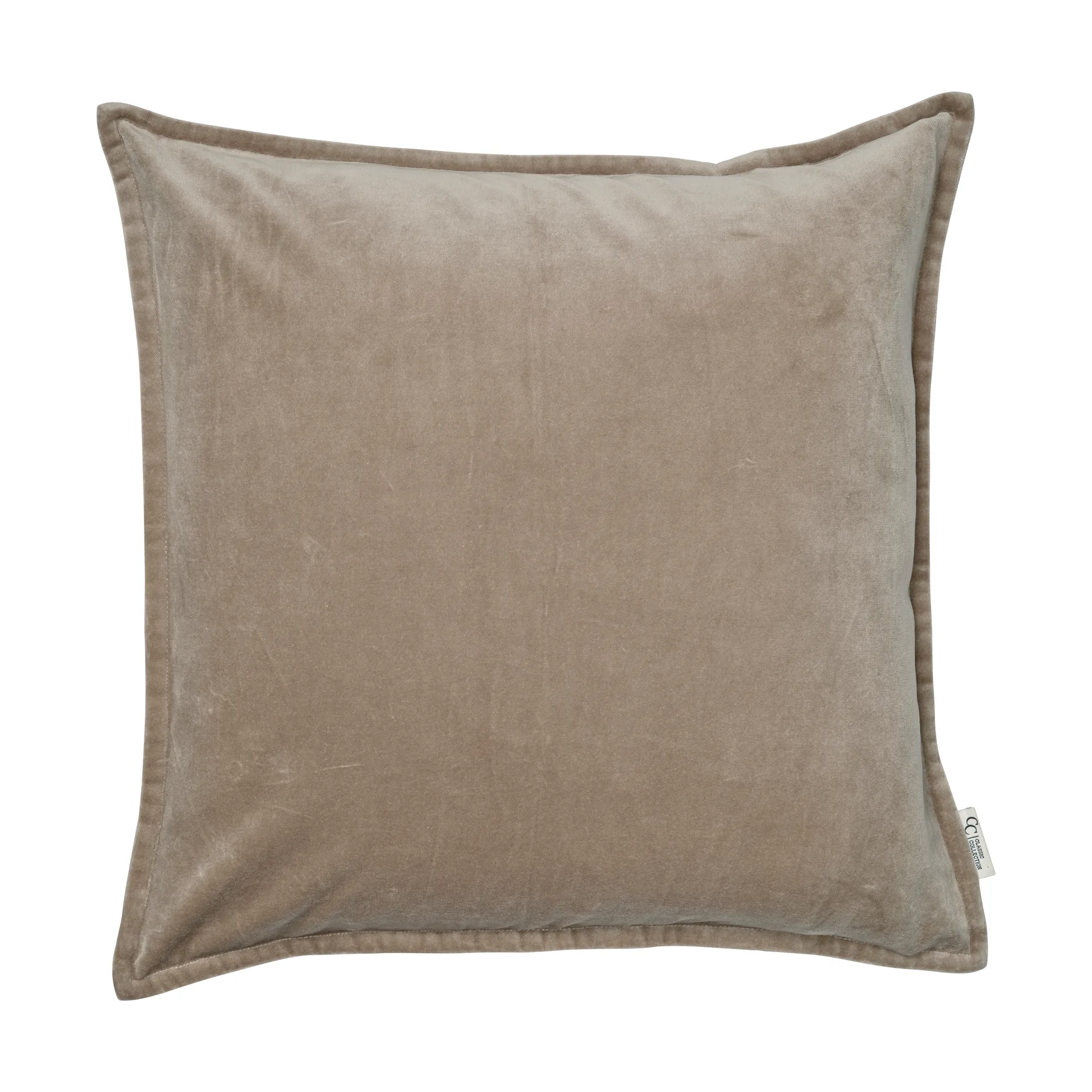 Classic Velvet kuddfodral 50x50 cm, Beige Classic Collection