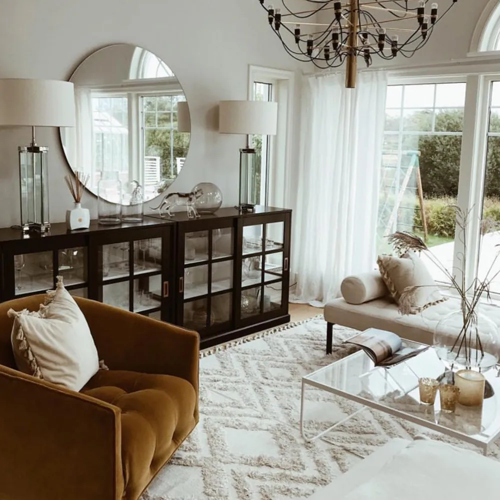 Copenhagen cotton white matta, vit, 170x230 cm Classic Collection