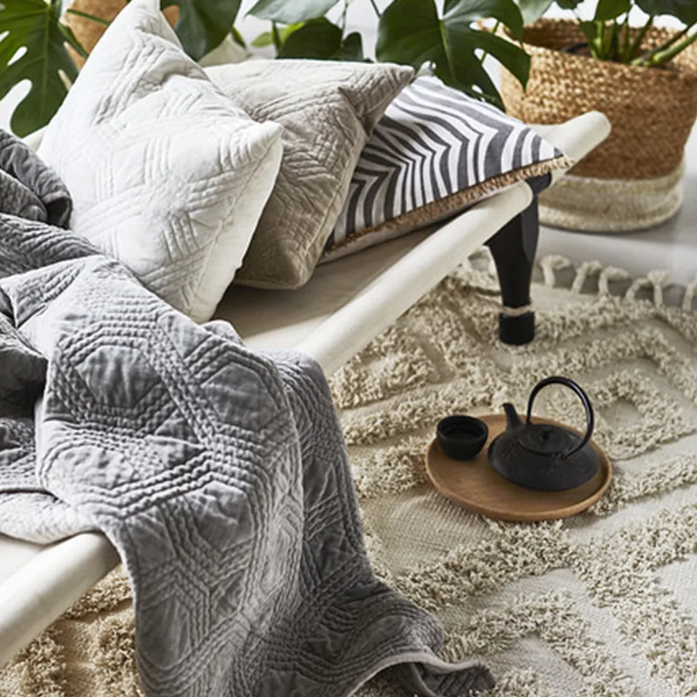 Copenhagen cotton white matta, vit, 170x230 cm Classic Collection