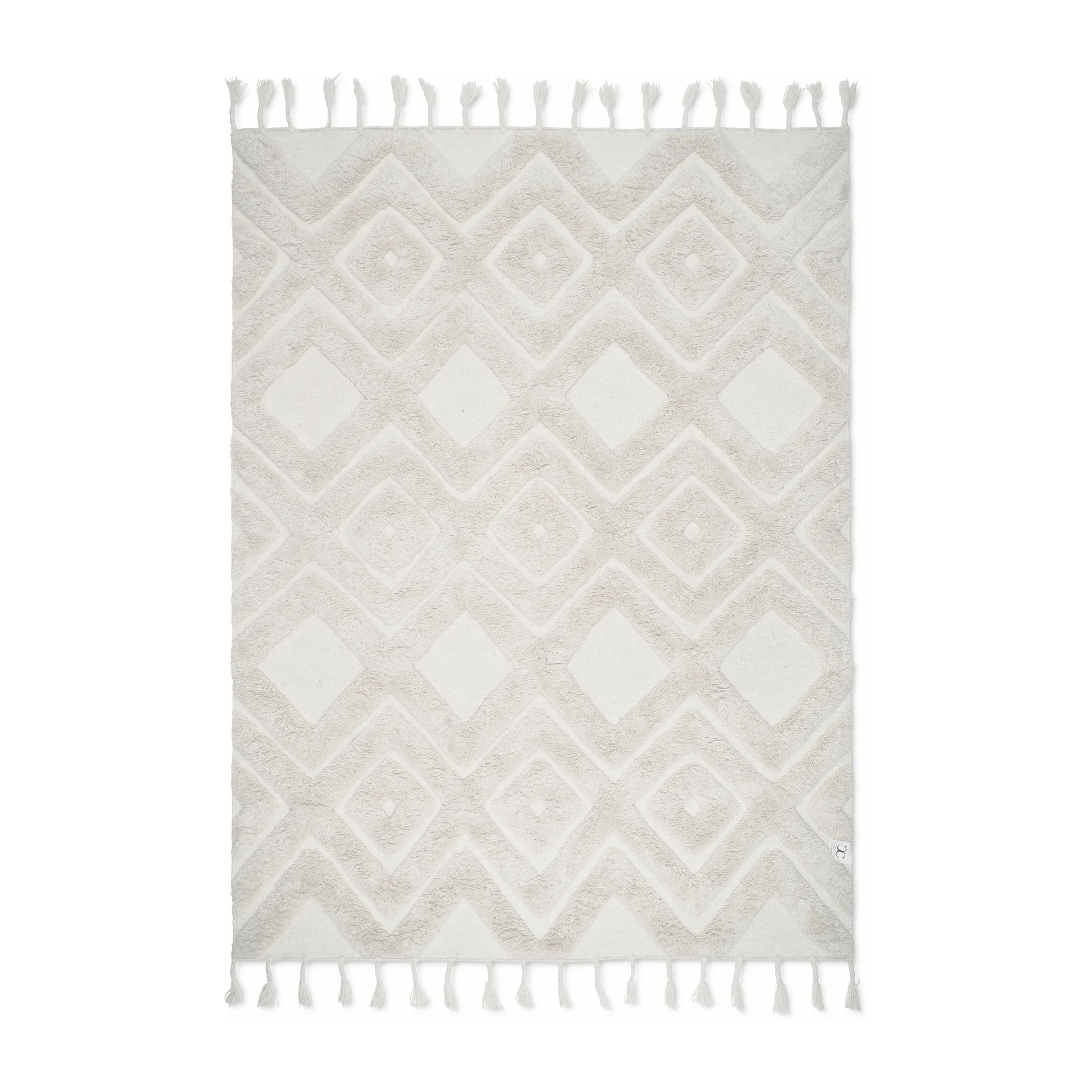 Copenhagen ullmatta 250x350 cm, Ivory (vit) Classic Collection