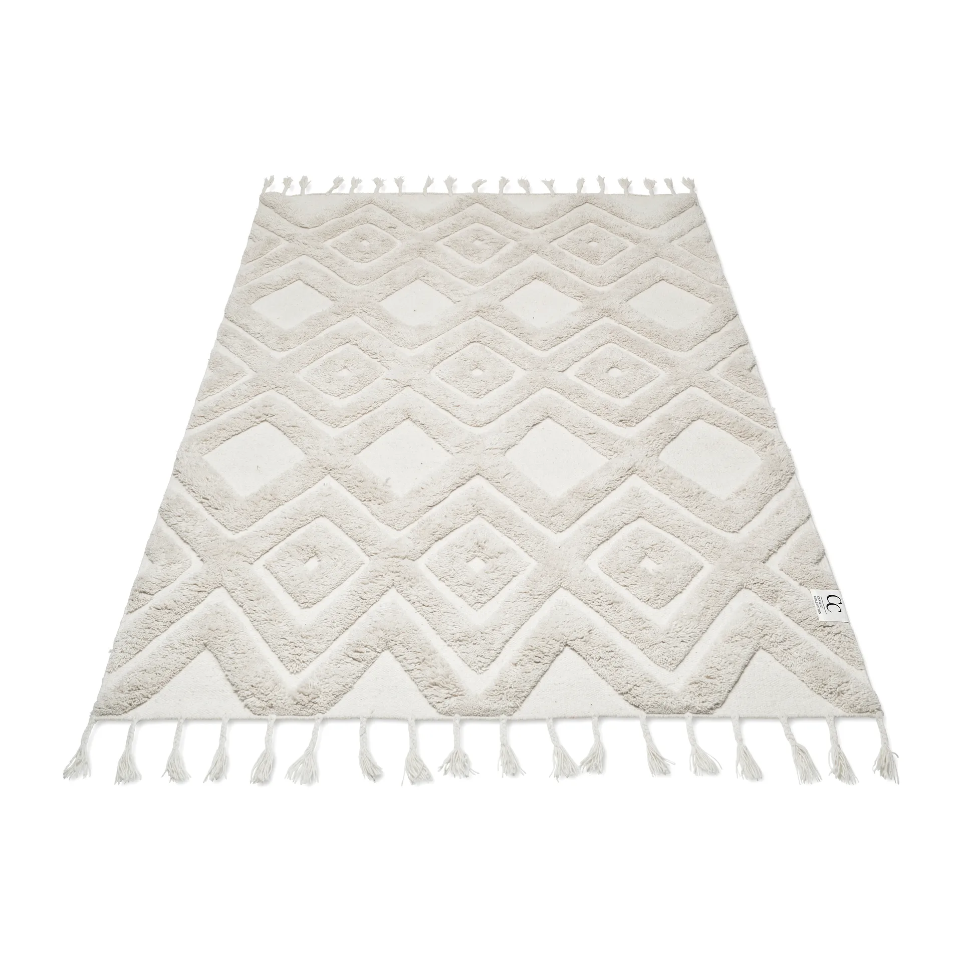 Copenhagen ullmatta 250x350 cm, Ivory (vit) Classic Collection