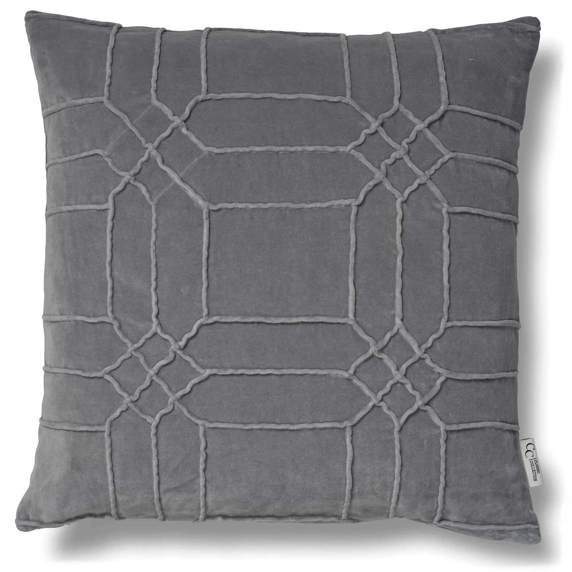 Delhi kuddfodral 50x50 cm, Slate grey Classic Collection