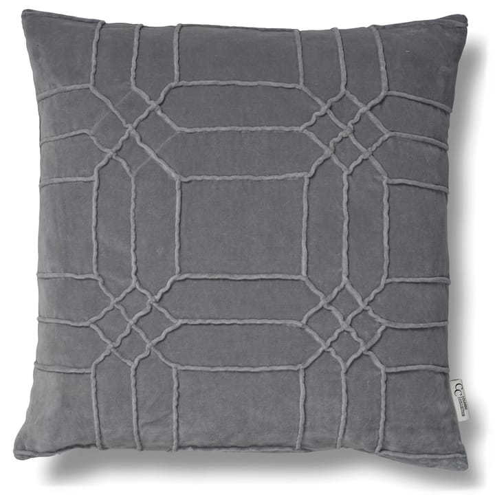 Delhi kuddfodral 50x50 cm - Slate grey - Classic Collection