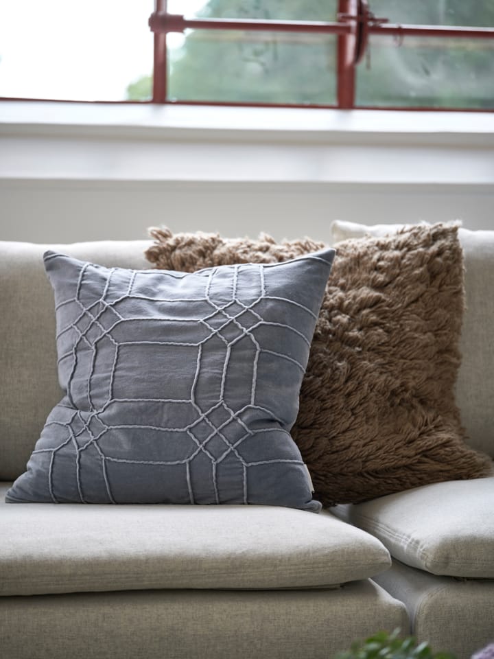 Delhi kuddfodral 50x50 cm, Slate grey Classic Collection