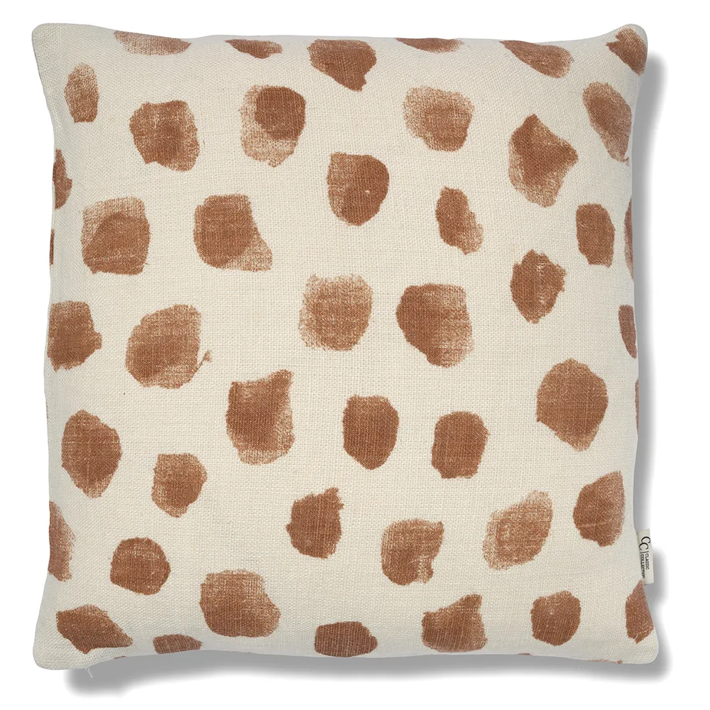 Classic Collection Dotty kuddfodral 50x50 cm Vit-glazed ginger