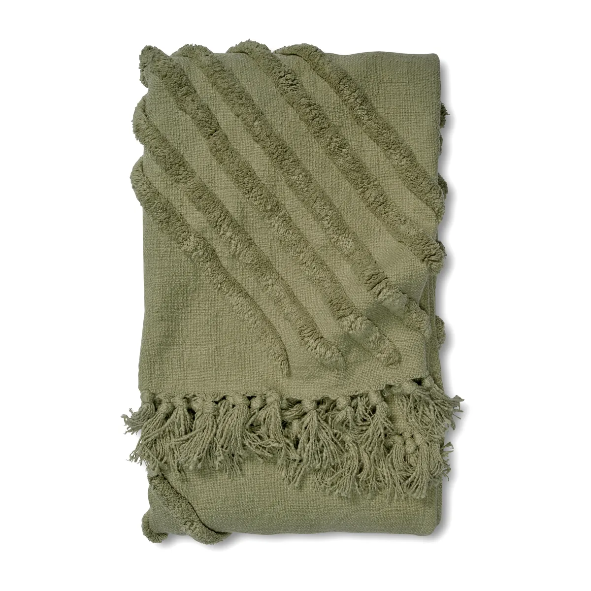 Classic Collection Edge bomullspläd 130x170 cm Tea