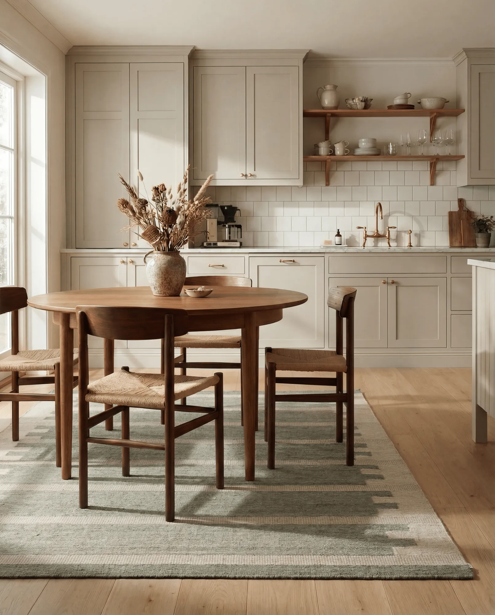 Falsterbo ullmatta, Green, 170x230 cm Classic Collection