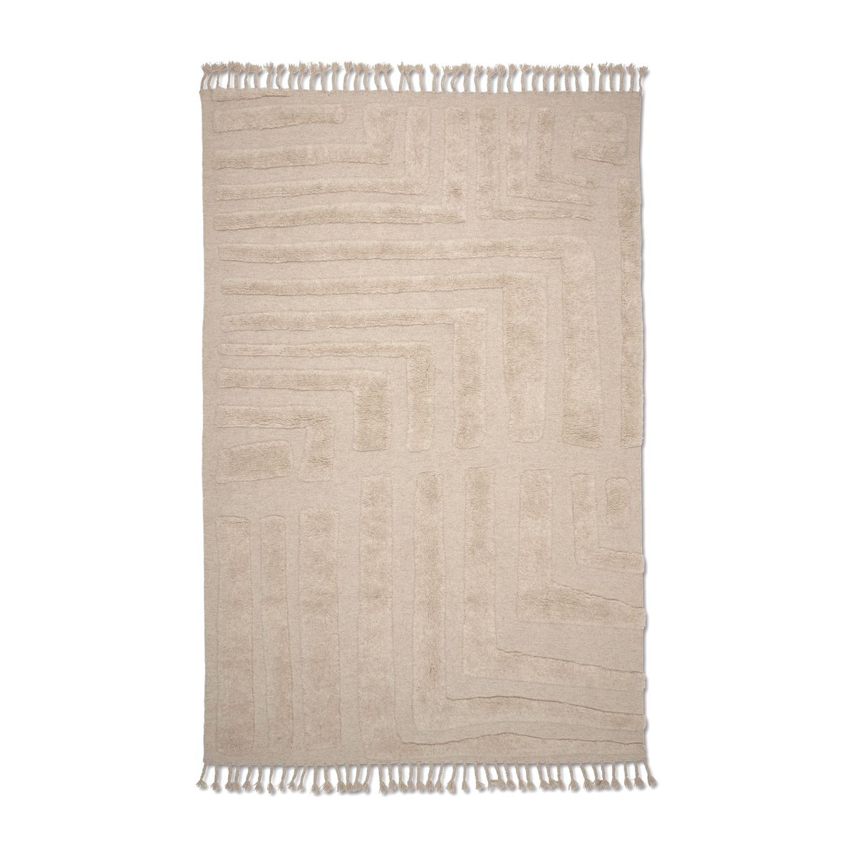 Classic Collection Field ullmatta 250x350 cm Natural Beige