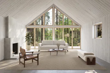 Fjellmyr matta med langett - Naturbeige, 400x600 cm - Classic Collection