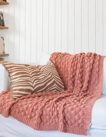 Gems pläd 130x170 cm - Brown - Classic Collection