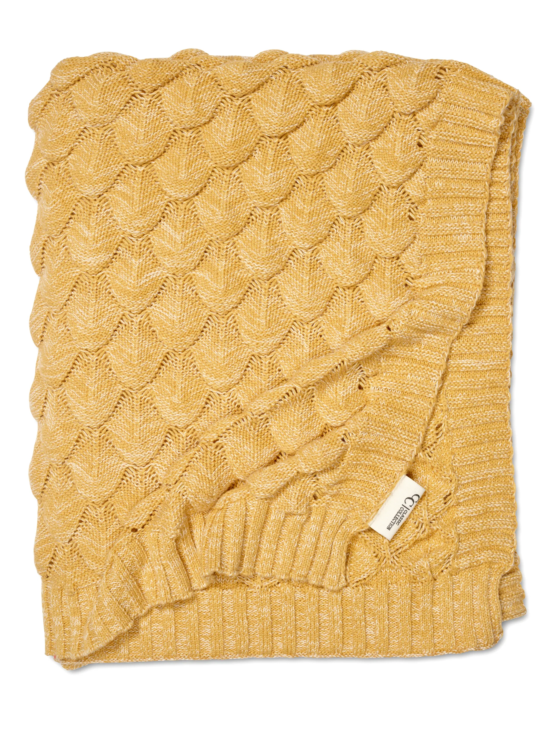 Gems pläd 130x170 cm, Gul Classic Collection