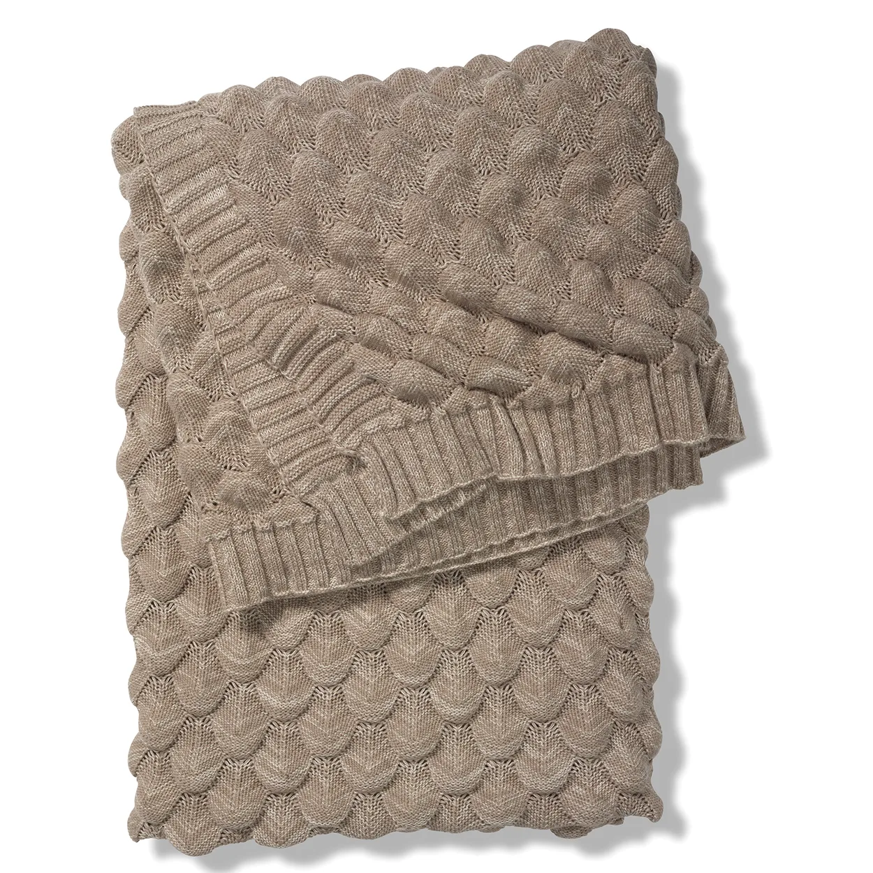 Classic Collection Gems pläd 130x170 cm Simply taupe