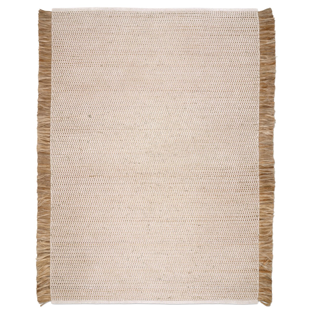 Classic Collection Goa matta 200x300 cm Vit-Jute | Skandinavisk Design | Jutemattor | Vit