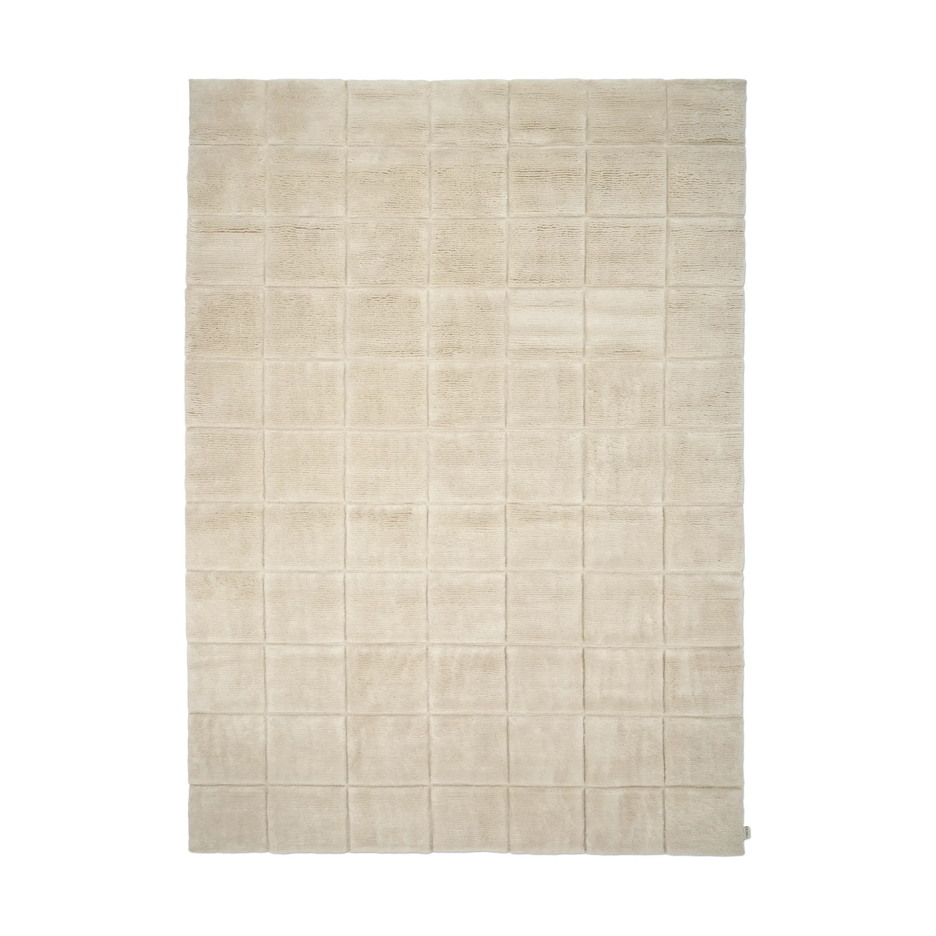 Grid matta, Ivory, 170x230 cm Classic Collection