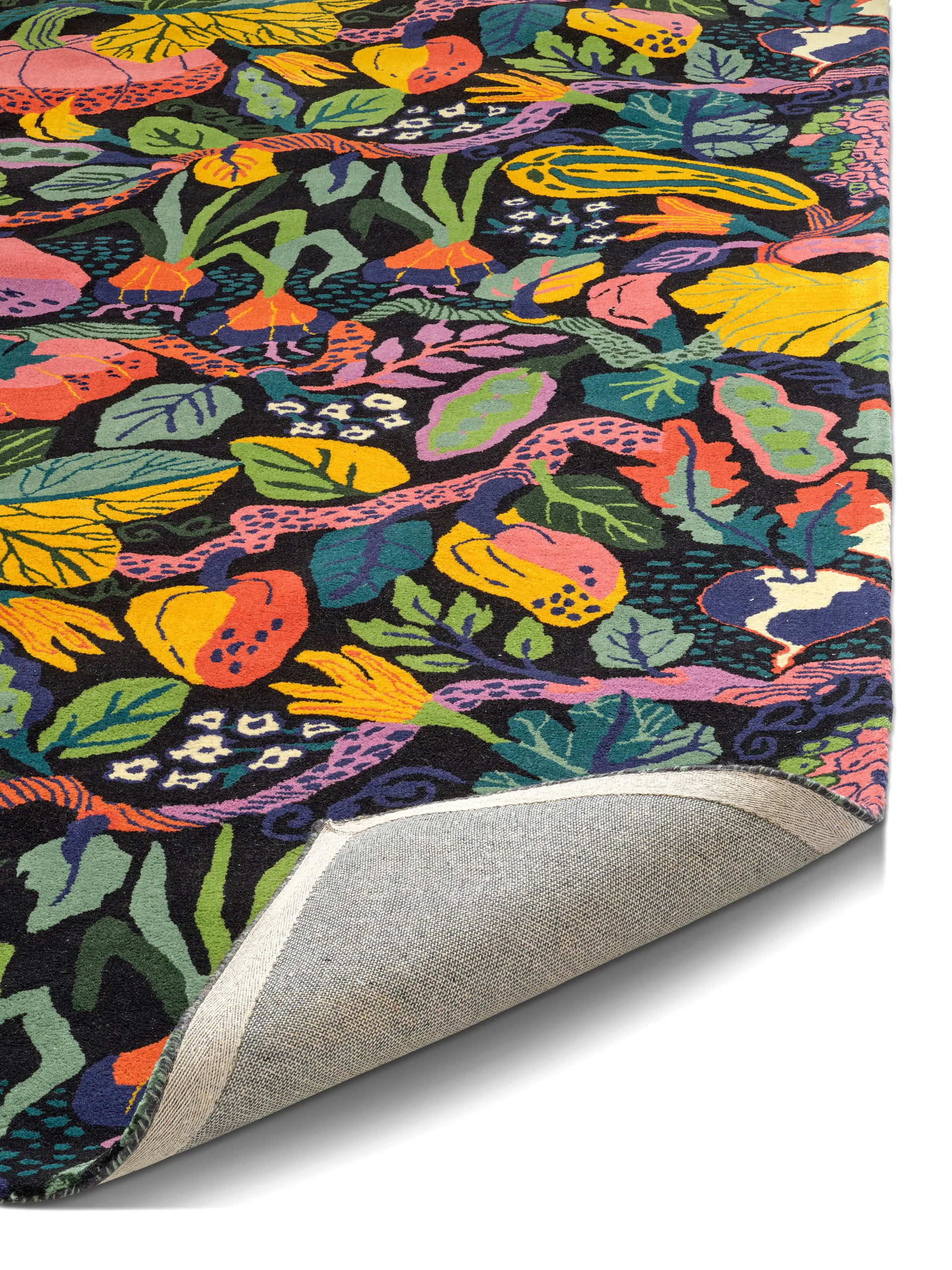 Heritage Garden matta, Charcoal-multi, 170x230 cm Classic Collection