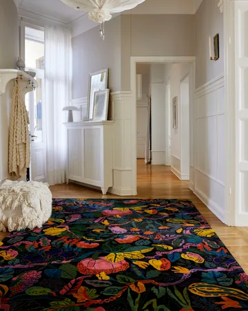 Heritage Garden matta - Charcoal-multi, 170x230 cm - Classic Collection