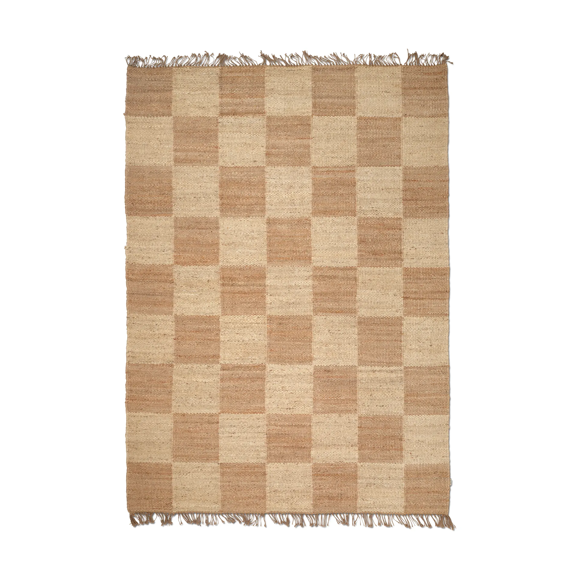 Jute Squares matta, Natural, 250x350 cm Classic Collection