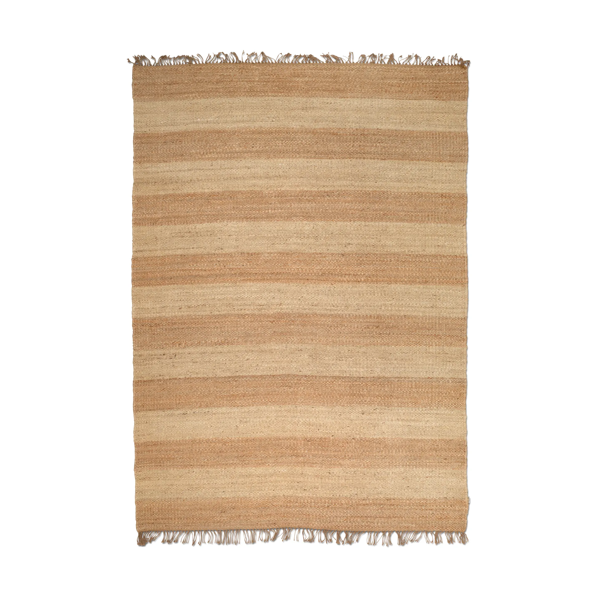 Jute Stripes matta, Natural jute, 170x230 cm Classic Collection