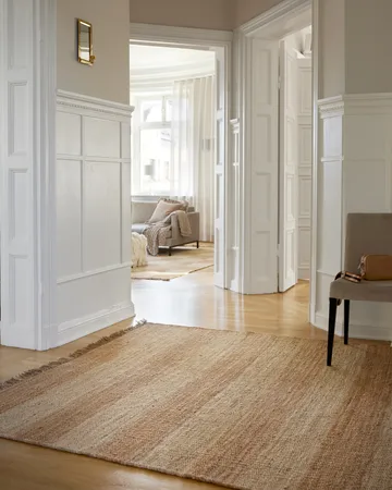 Jute Stripes matta - Natural jute, 170x230 cm - Classic Collection