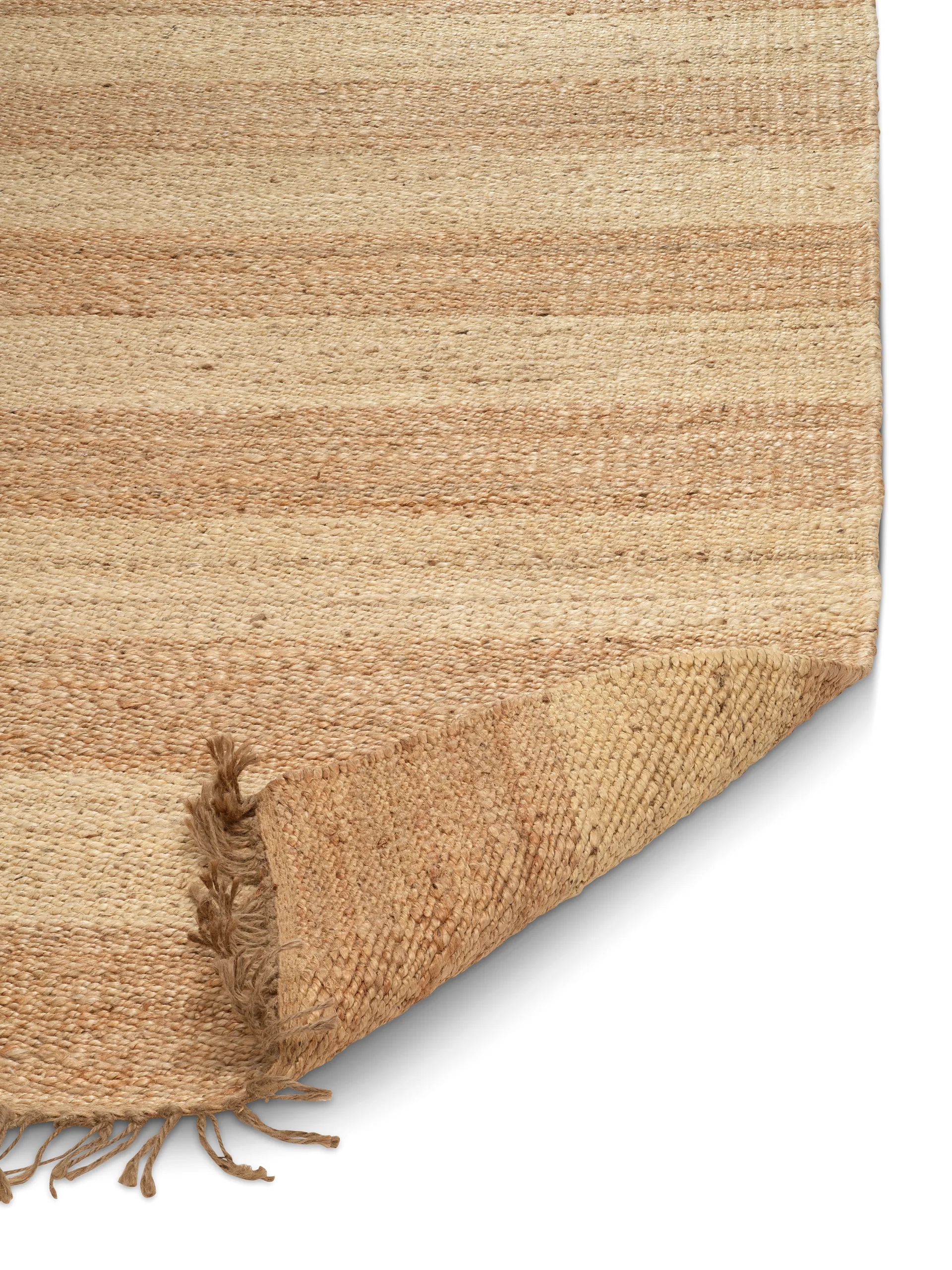 Jute Stripes matta, Natural jute, 250x350 cm Classic Collection