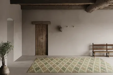 Korsnäs matta - Grönbeige, 250x350 cm - Classic Collection