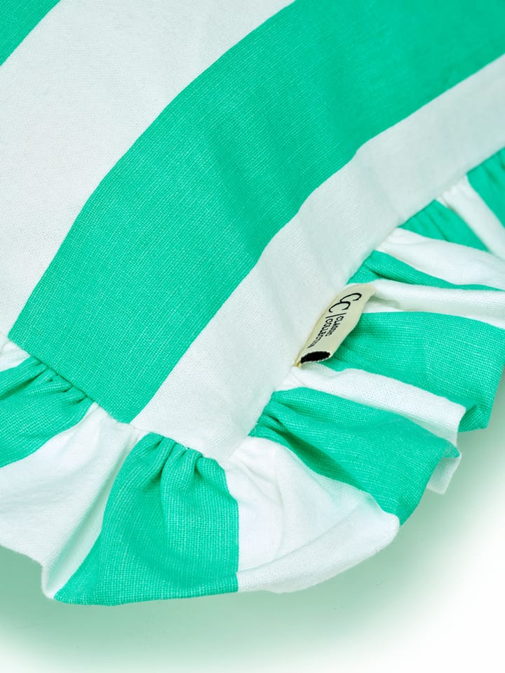 Kuddfodral Ruffle Stripes 50x50 cm, Sage Classic Collection