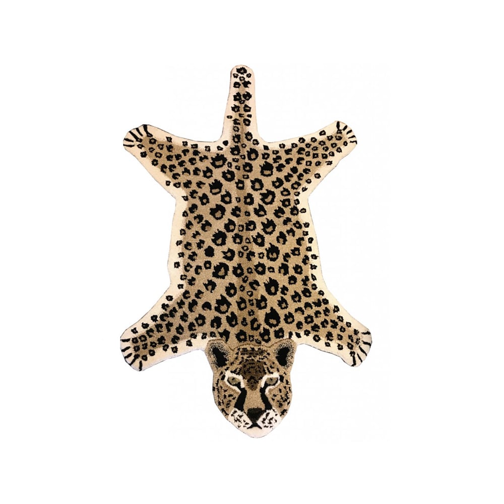 Classic Collection Leopard matta natur, 90x150 cm | Skandinavisk Design | Ullmattor | Beige