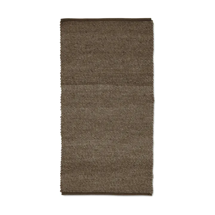Merino gångmatta - Brun, 80x200 cm - Classic Collection