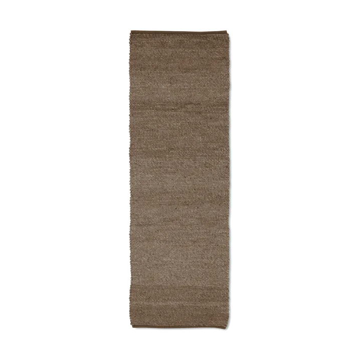 Merino gångmatta - Brun, 80x250 cm - Classic Collection