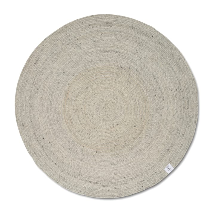 Merino ullmatta rund Ø160 cm - Concrete - Classic Collection