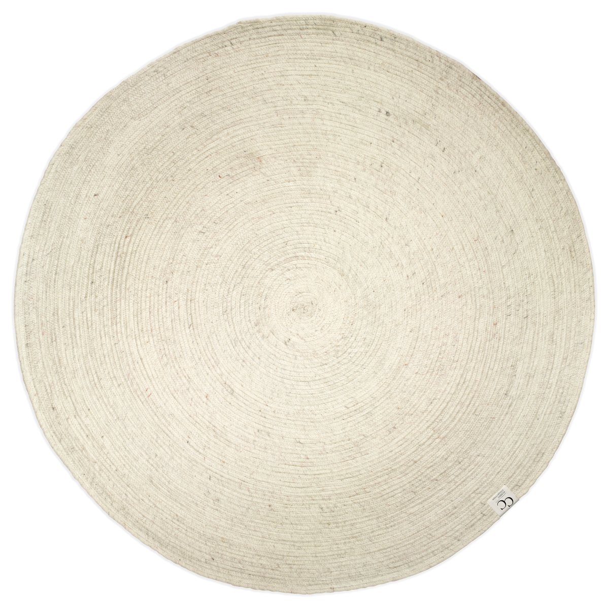 Classic Collection Merino ullmatta rund 160 cm Vit | Skandinavisk Design | Runda mattor | Vit