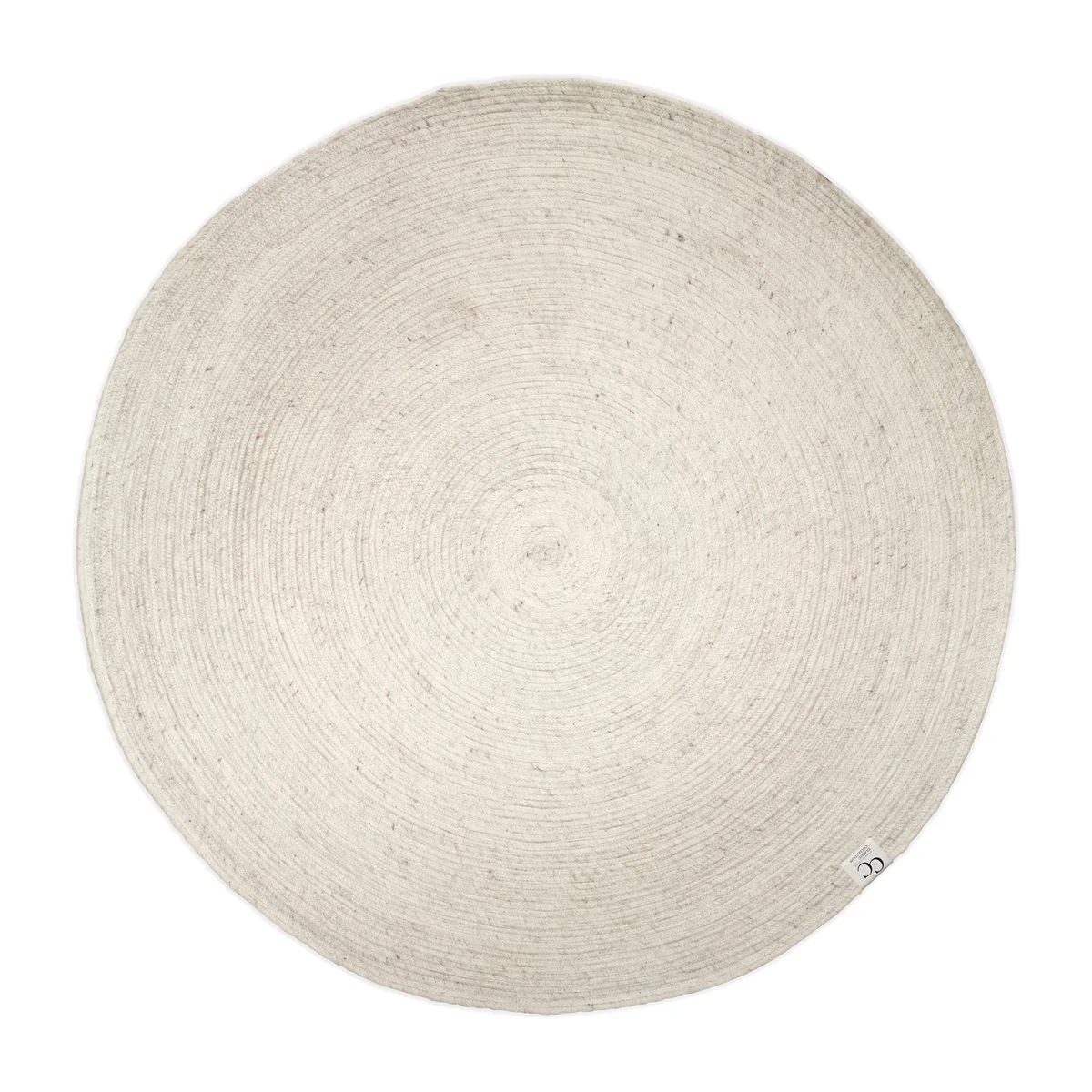 Classic Collection Merino ullmatta rund Ø200 cm Vit