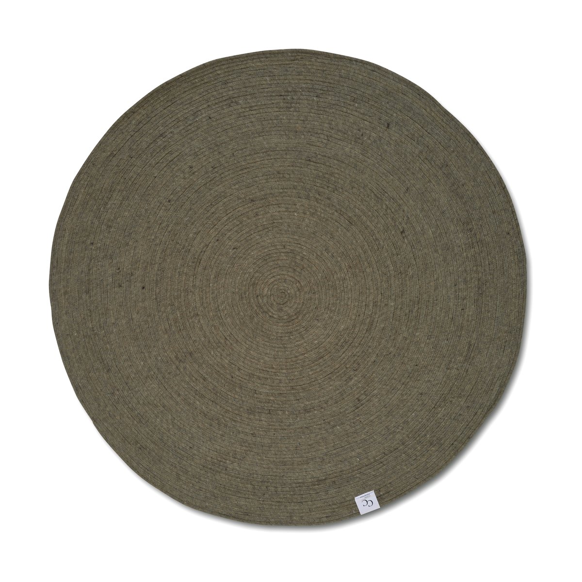 Classic Collection Merino ullmatta rund 240 cm Dark green