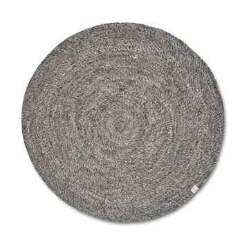 Merino ullmatta rund Ø240 cm - Grey - Classic Collection