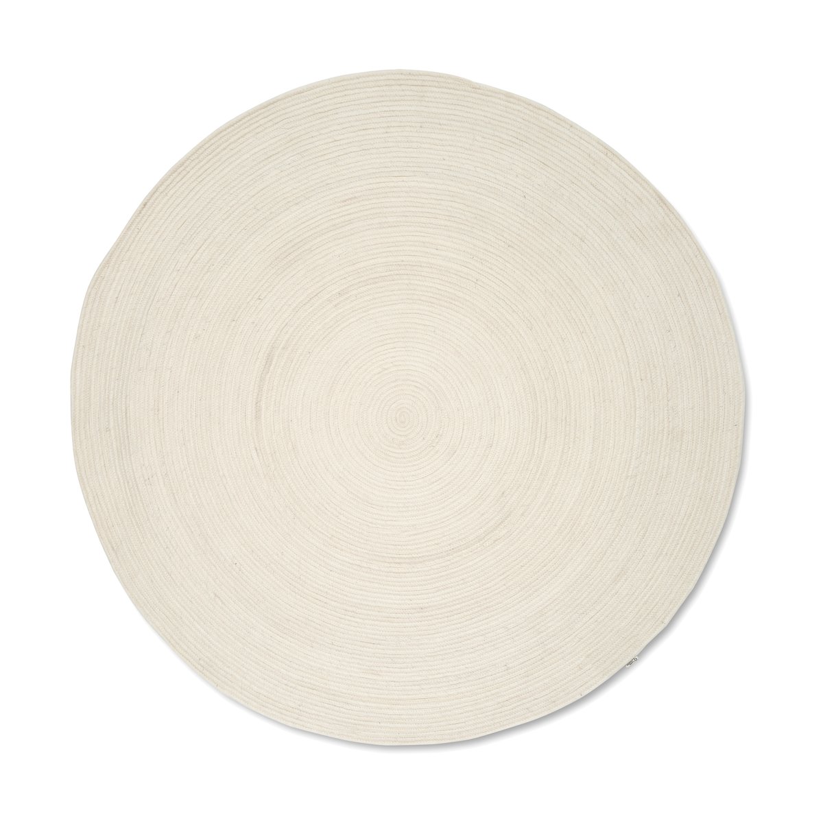 Classic Collection Merino ullmatta rund 240 cm White